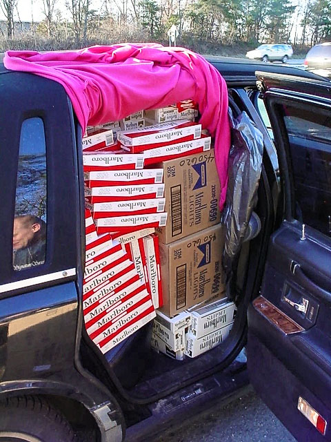 New Yorkers Love Cheap Smokes: Smuggling butts into New York by the carload